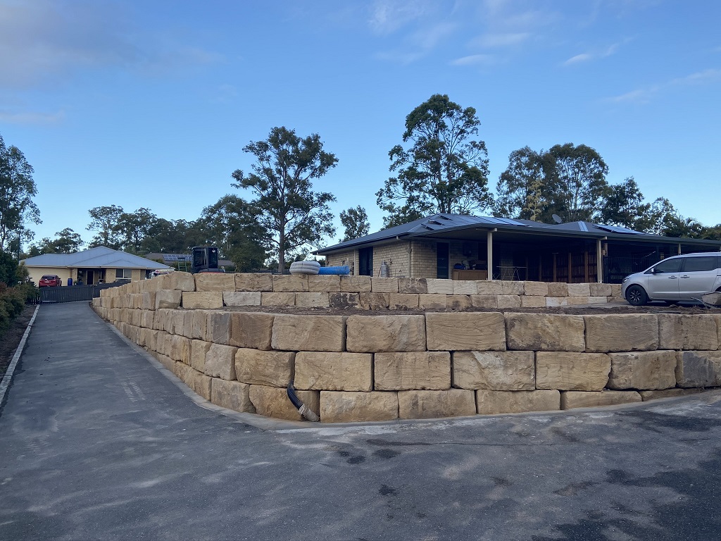 Greenbank Sand Stone Retaining